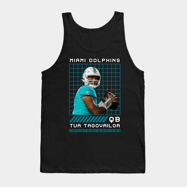 TUA TAGOVAILOA - QB - MIAMI DOLPHINS Tank Top by Mudahan Muncul 2022